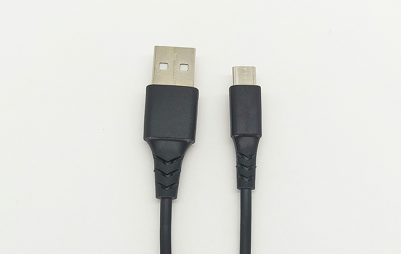 黑色PVC Micro USB數據線，安卓數據線定制廠家