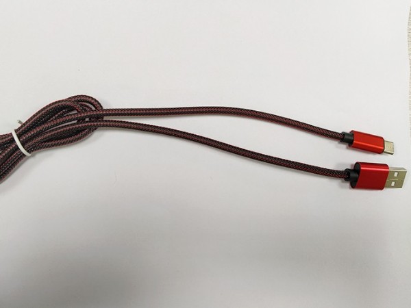 聯(lián)鑫德誠2A漁網(wǎng)編織USB Type-A to USB Type-C數(shù)據(jù)線定制